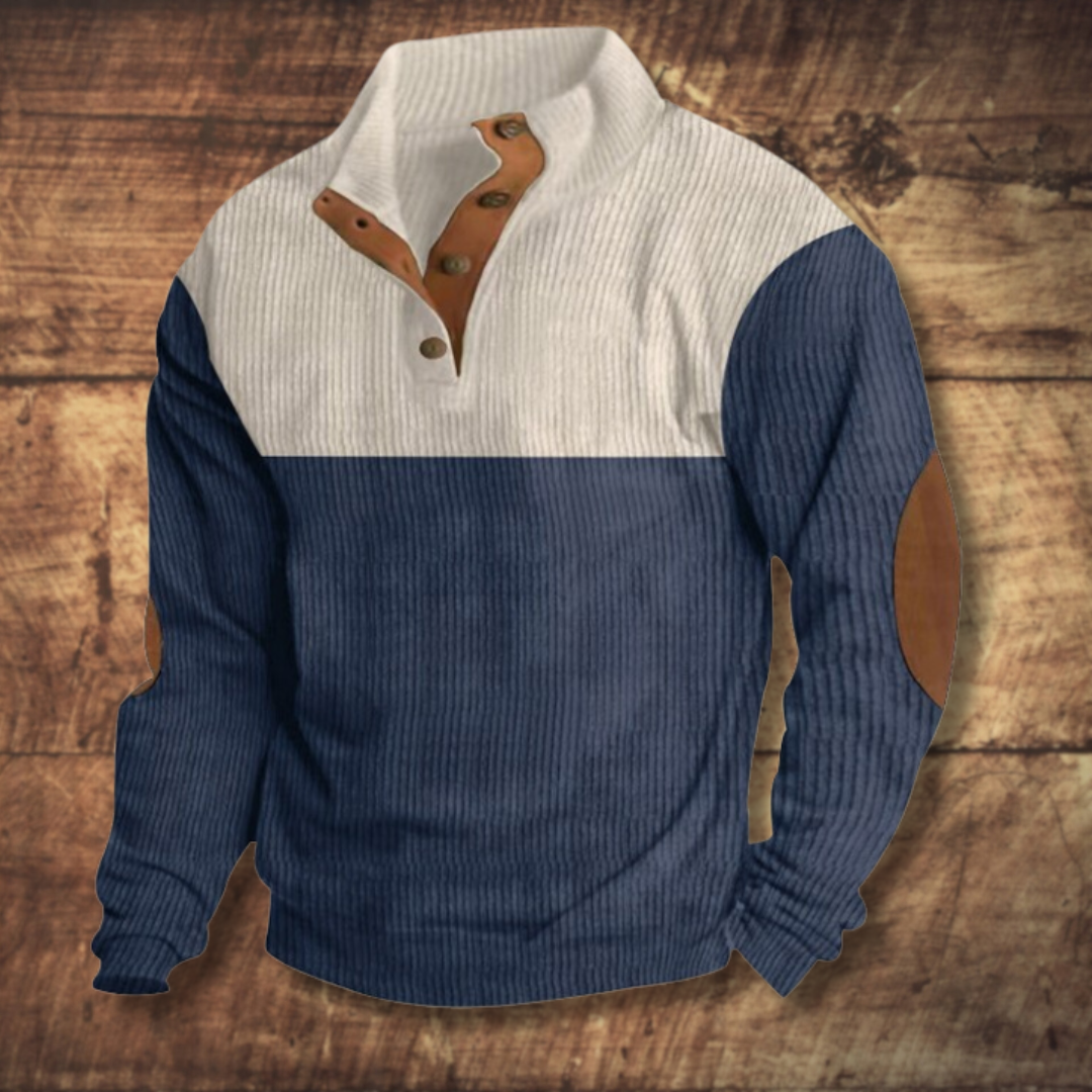 Arthur - Corduroy trui met knopen
