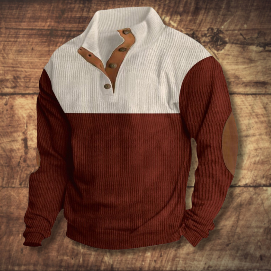 Arthur - Corduroy trui met knopen