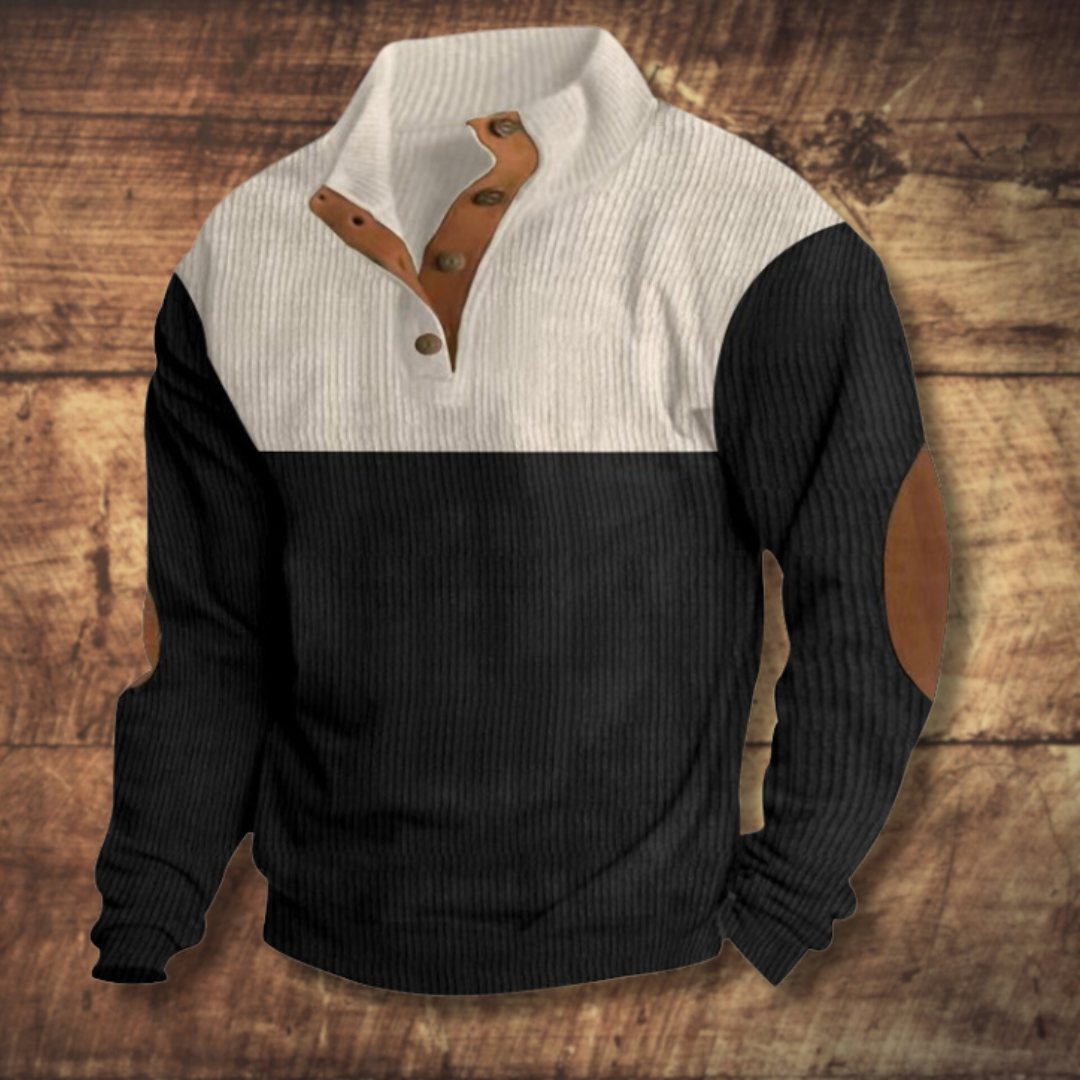 Arthur - Corduroy trui met knopen