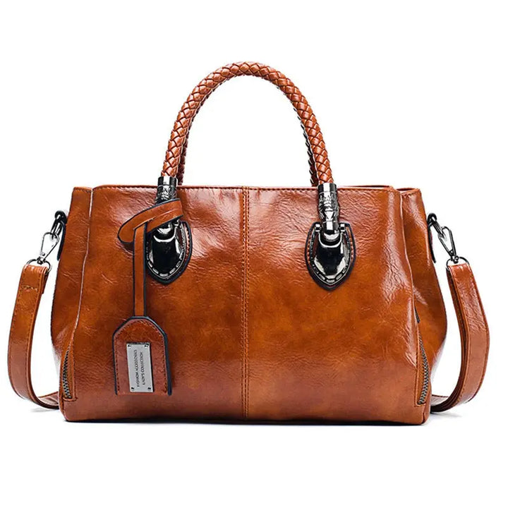 AMY™ | MODIEUZE LEREN HANDTAS