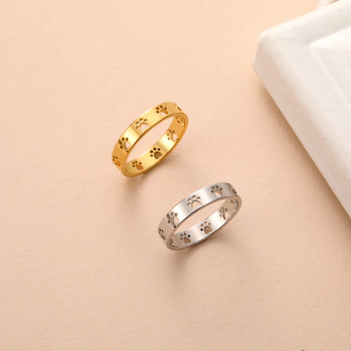 Paw Ring Made of Stainless Steel for Women