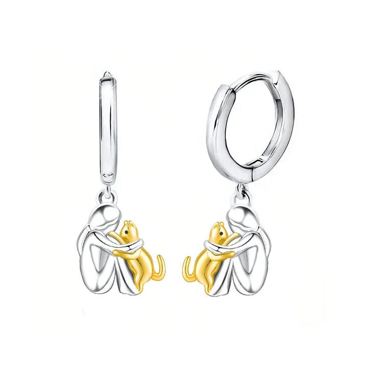 Cat-Themed Stud Earrings – Studs & Hoops
